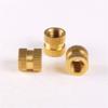 ShineBear 100PCS M445mm OD 5mm Brass Inserts Double Pass Copper Knurl Nut Embedded Fastener view 2