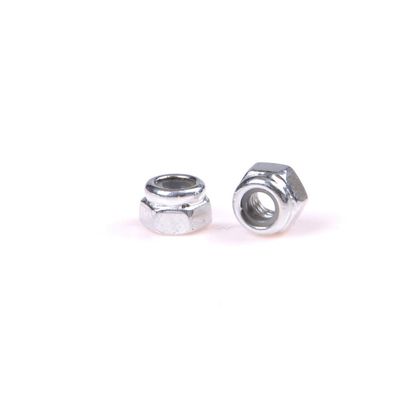 ShineBear Practical New 10Pcs M3 M4 M5 M6 M8 Galvanized Self-Locking Nut Nylon Lock Nut Locknut Slip Nut - (Size: M4)