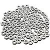 ShineBear Best 100PCS 2mm Hex Screw Nut Steel Hexagon Galvanized Nuts DIY M2 M3 M4 M6 5 Size view 1