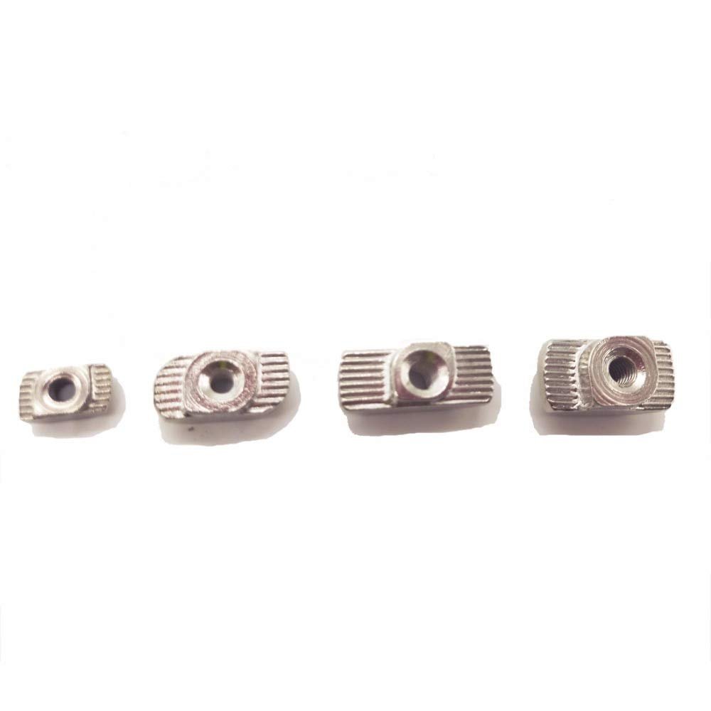 ShineBear 10PCS EU Standard Drop in T-Nut M3/M4/M5/M6/M8 Thread for 2020/3030/4040/4545 Series T-Slot Carbon Steel - (Size: 4545-M5)