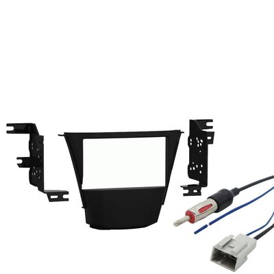 Harmony Audio HA-40HD10 Compatible with Acura MDX 2010-2013 Factory Radio to Aftermarket Antenna Adapter and Metra 95-7820B Double DIN Install Dash Kit