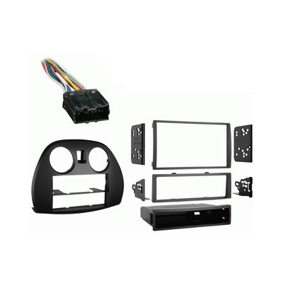 Harmony Audio Compatible with Mitsubishi Eclipse 2006 2007 2008 2009 2010 2011 2012Single or Double DIN Stereo Radio Install Dash Kit