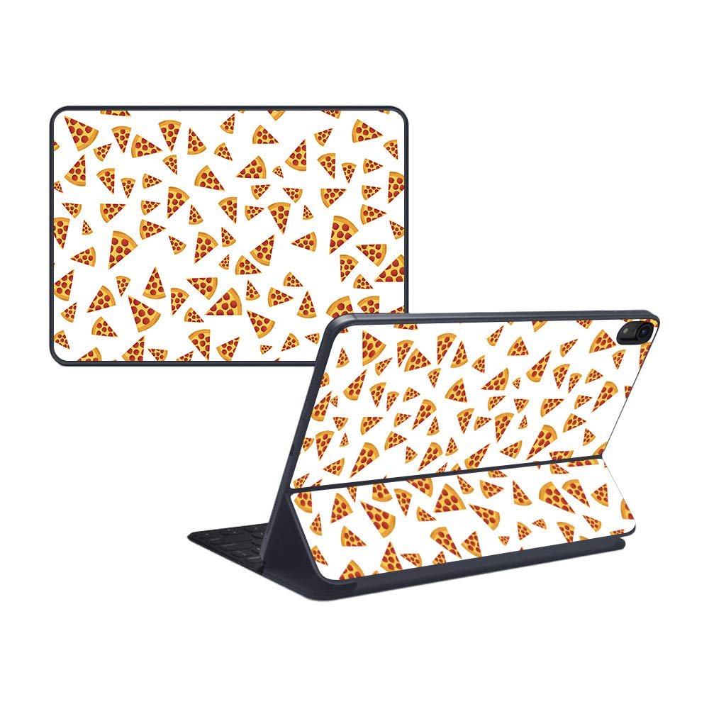 MightySkins Skin Compatible with Apple iPad Pro Smart Keyboard 12.9" (2018) - Body by Pizza - Protective, Durable, and Unique Vinyl Decal wrap Cover - Easy to Apply, Remove - Made in The USA