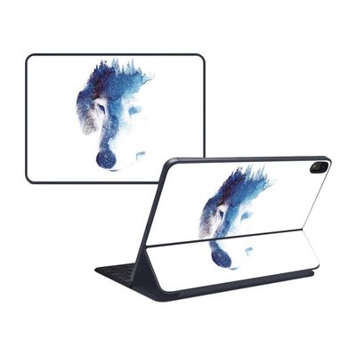MightySkins Skin Compatible with Apple iPad Pro Smart Keyboard 12.9" (2018) - Through Many Storms - Protective, Durable, and Unique Vinyl Decal wrap Cover - Easy to Apply, Remove - Made in The USA
