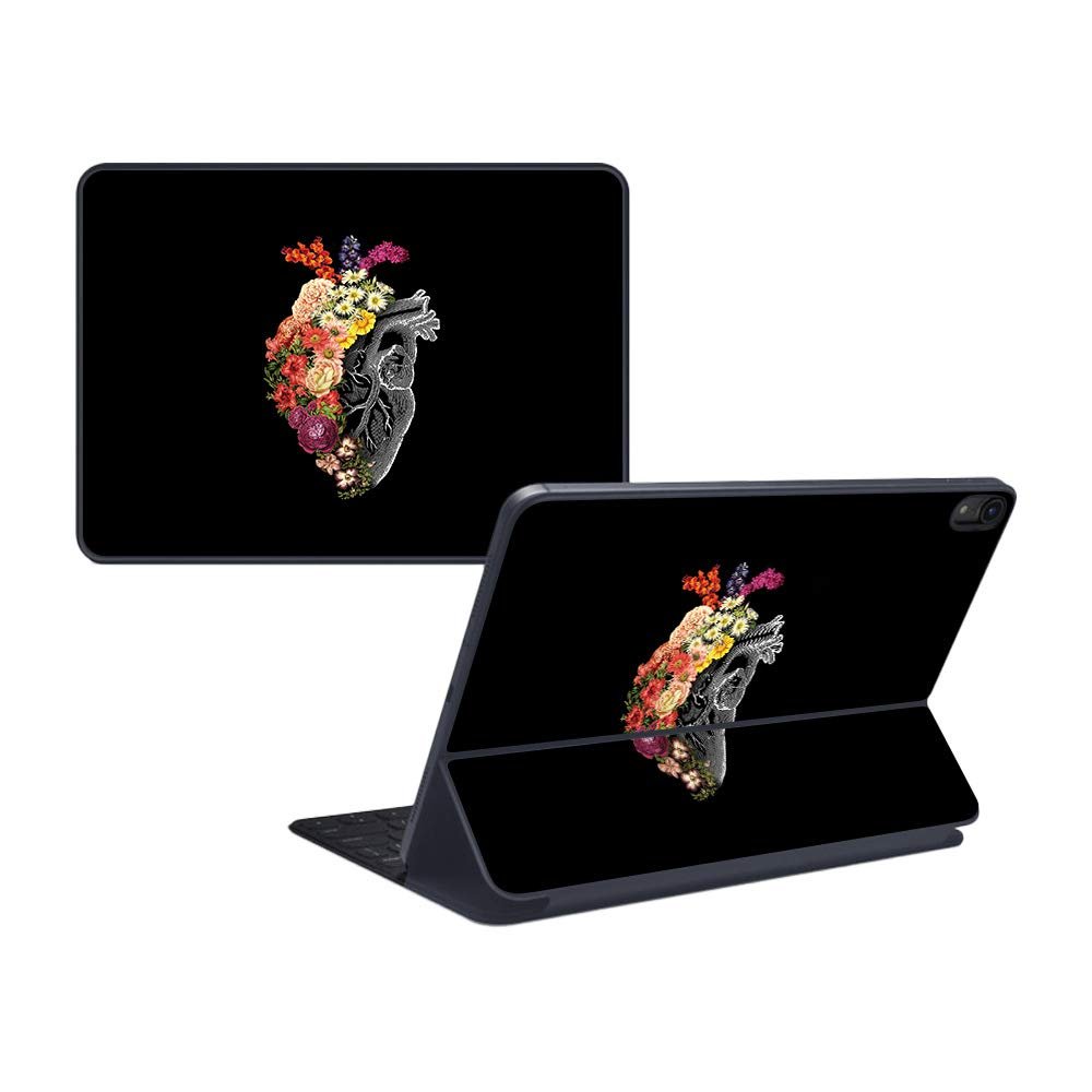 MightySkins Skin Compatible with Apple iPad Pro Smart Keyboard 12.9" (2018) - Spring Heart - Protective, Durable, and Unique Vinyl Decal wrap Cover - Easy to Apply, Remove - Made in The USA