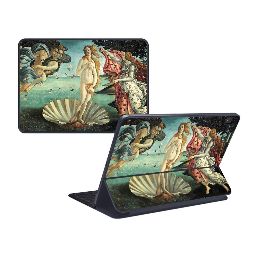 MightySkins Skin Compatible with Apple iPad Pro Smart Keyboard 12.9" (2018) - Birth of Venus - Protective, Durable, and Unique Vinyl Decal wrap Cover - Easy to Apply, Remove - Made in The USA