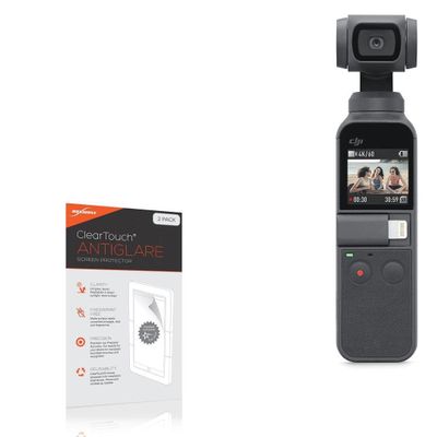 BoxWave Screen Protector Compatible with DJI Osmo Pocket - ClearTouch Anti-Glare (2-Pack), Anti-Fingerprint Matte Film Skin
