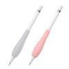MoKo [2 Pack Silicone Grip Holder Ergo Protective Sleeve Cover Case Accessories Compatible with Apple Pencil 1st / 2nd Generation, Gray & Pink view 1
