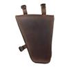 Hide & Drink, Triangular Frame Bag for Bicycle, Bike Tool Pouch, Accessories, Repair Tools Storage Pouch, Biker Essentials, Full Grain Leather, Handmade, Bourbon Brown view 3
