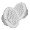 3 Water Resistant Speakers Dual Cone 50 Watts for Marine, RVs, & Hot Tubs Grills Included - Pair view 1