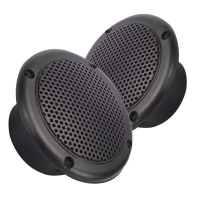 3 Water Resistant Speakers Dual Cone 50 Watts for Marine, RVs, & Hot Tubs Grills Included - Pair