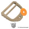 HAZARD 4 2" Photo D-Ring: Optics Strap Adapter Hardware - Black view 2
