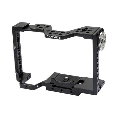 CAMVATE Quick Release Camera Cage with Rosette Attachment for a7 II, a7R II, a7S IIa7 III, a7R III, a9 Series