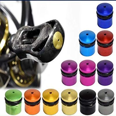 HEDGEHOG STUDIO Handle Knob Cap for DAIWA Zaion Knob - 1 Piece DEEP Purple