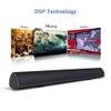 BYL Sound bar, Soundbar Wired and Wireless Bluetooth 5.0 Speaker for TV, Smartphone, Projector (28 Inches, Optical Cable Included, DSP, Bass Adjustable) view 2