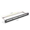 1U 24 Ports FTP Patch Panel Frame Modular Blank Patch Panel Wallmount or Rackmount Blank Keystone Jack Patch Panel view 3