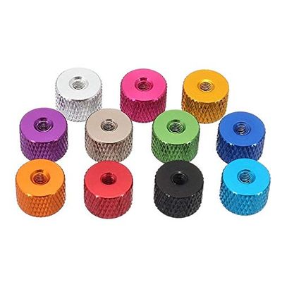 Ochoos 10Pcs/Set M3AN5 M3 Aluminum Alloy Thread Grommet Gasket Washer Spacer for FPV RC Multi-Color Grey Blue Black Red Purple Gold - (Inner Diameter: Black)