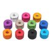 Ochoos 10Pcs/Set M3AN5 M3 Aluminum Alloy Thread Grommet Gasket Washer Spacer for FPV RC Multi-Color Grey Blue Black Red Purple Gold - (Inner Diameter: Black) view 1