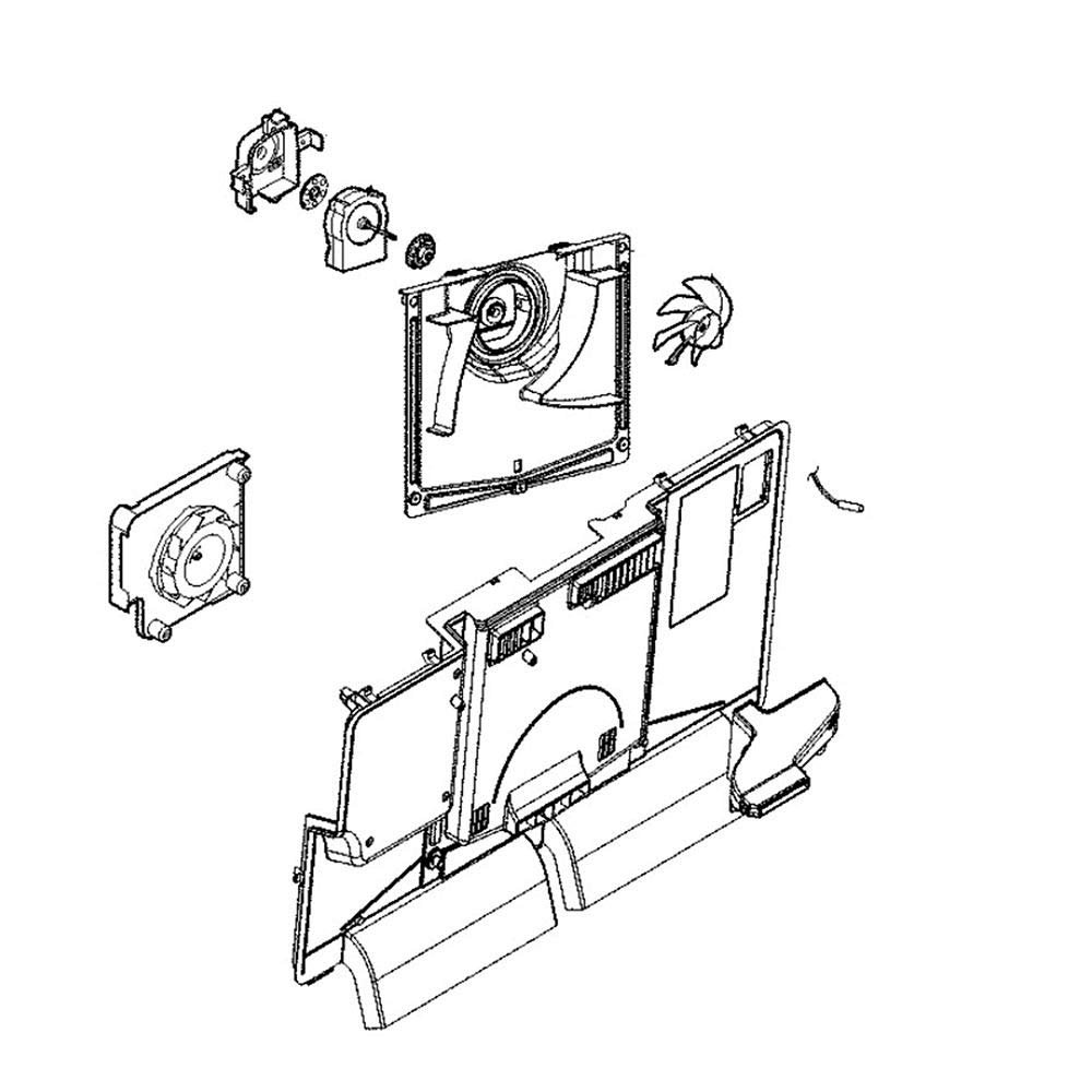 Genuine LG AEB72913943 Grille Assembly,Fan