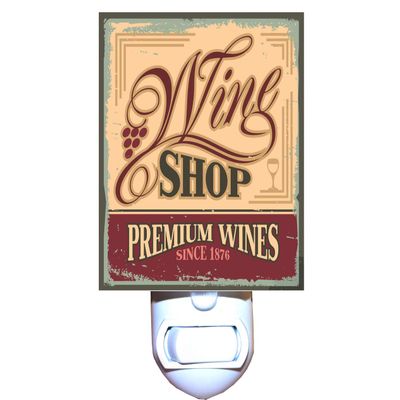 Gotham Decor Wine Shop Night Light
