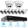 AmSecu 16CH 4K 8MP POE H.265 NVR & 7pcs 3.6mm 4K/8MP Bullet Camera + 2pcs 2.8mm 4K/8MP Turret Camera + 4TB Hard Drive Kit view 1