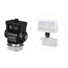 Andoer 180 Ball Joint Hot Shoe Mount Adapter 1/4 Inch Screw with Key for DSLR Camera LED Microphone (Silver) view 3