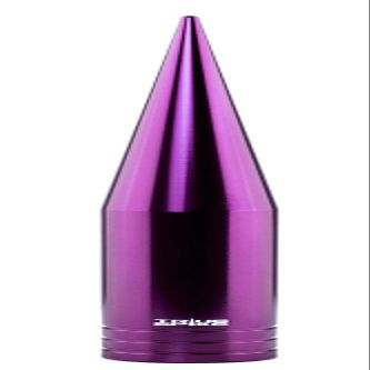 TRUE SPIKE Fat Spike Purple Antenna in Heavy Gauge CNC Machined Billet Aluminum Short Compatible with Chevy Silverado 1500 2500 3500 07-20