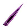 TRUE SPIKE Fat Spike Purple Antenna in Heavy Gauge CNC Machined Billet Aluminum Short Compatible with Chevy Silverado 1500 2500 3500 07-20 view 2