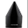 TRUE SPIKE FAT SPIKE BLACK ANTENNA in Heavy Gauge CNC Machined Billet Aluminum Short Compatible with Jeep Wrangler JK Sahara Sport Rubicon Unlimited 07-19 2007-2019 view 1
