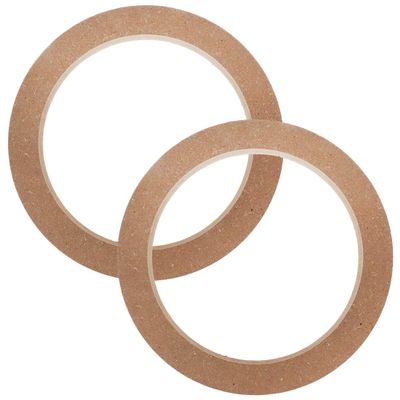 AUTUT 2 Pcs 6.5in Universal Wooden MDF Speaker Spacer Ring