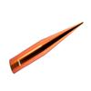 TRUE SPIKE Fat Spike Orange Antenna in Heavy Gauge CNC Machined Billet Aluminum Short Compatible with Ford F150 F250 F350 F450 F550 F650 1997-2025 view 3