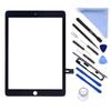 Touch Screen Digitizer Repair Kit for iPad 6 6th Generation 2018 9.7inch (A1893 A1954) Front Glass Replacement (Without Home Button,Not Include LCD) +Pre-Installed Adhesive +Tools (Black) view 1