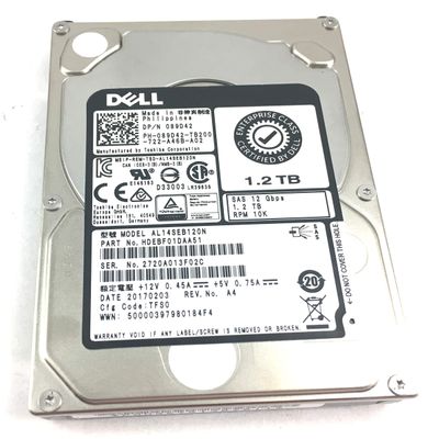 089D42 Dell Enterprise 1.2TB 10K 12Gbps SAS 2.5'' Hard Drive