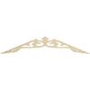 Ekena Millwork GPP036X008X100AMB Amber Architectural Grade PVC Gable Pediments, 36"W x 7 1/2"H x 1"P (5/12) Pitch view 1
