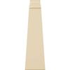 Ekena Millwork GPP036X008X100AMB Amber Architectural Grade PVC Gable Pediments, 36"W x 7 1/2"H x 1"P (5/12) Pitch view 3