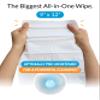 iCloth XL Screen Cleaning Wipes, Lint-Free and Streak-Free, Fast-Drying, Removes Dust, Fingerprints, and Smudges (60 XL Wipes) view 4