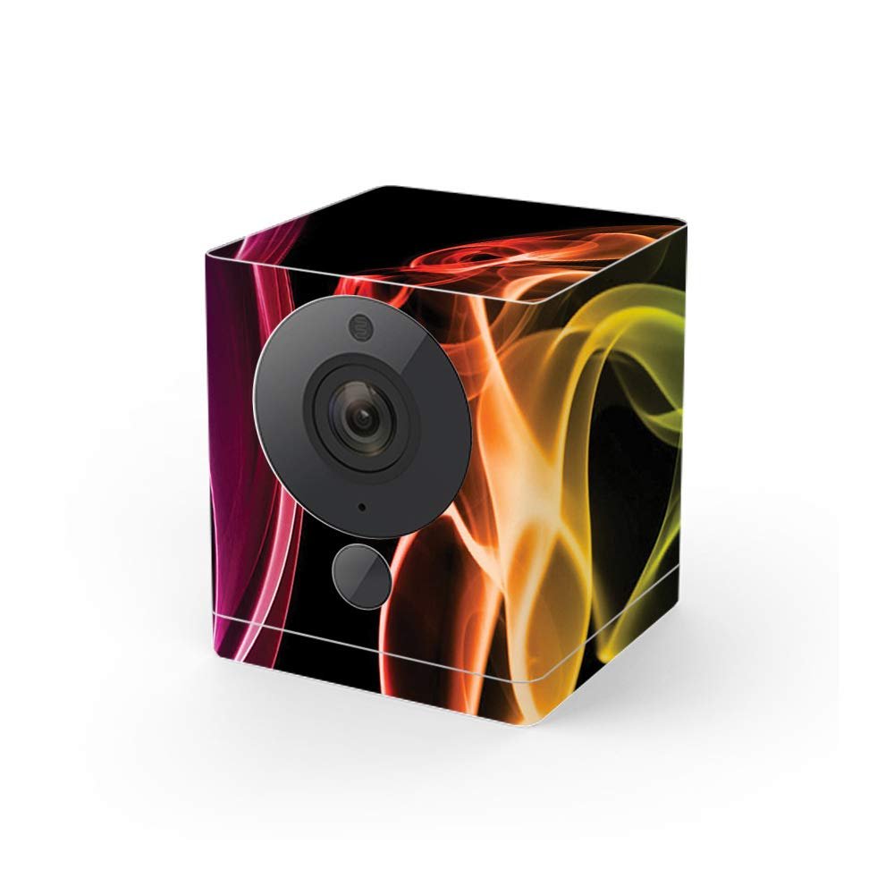 MightySkins Skin Compatible with Wyze Cam V2 - Bright Smoke | Protective, Durable, and Unique Vinyl Decal wrap Cover | Easy to Apply, Remove, and Change Styles | Made in The USA