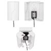 Safety Innovations Twin Door Baby Safety Outlet Cover Box for Babyproofing Outlets - More Interior Space for Extra Large Electrical Plugs and Adapters - Easy to Install - Easy to Use, (2-Pack) view 1