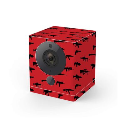 MightySkins Skin Compatible with Wyze Cam V2 - Guns | Protective, Durable, and Unique Vinyl Decal wrap Cover | Easy to Apply, Remove, and Change Styles | Made in The USA
