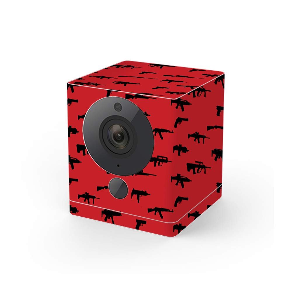 MightySkins Skin Compatible with Wyze Cam V2 - Guns | Protective, Durable, and Unique Vinyl Decal wrap Cover | Easy to Apply, Remove, and Change Styles | Made in The USA