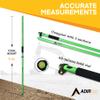 AdirPro 2 m Two-Piece GPS Rover Rod (Green) view 3