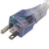 AC WORKS [S515B515-060] 5FT 15A 12/3 Heavy Duty Power Strip Cord with Lighted view 3