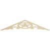 Ekena Millwork GPP048X010X100AUS Austin Architectural Grade PVC Gable Pediments, 48"W x 10"H x 1"P (5/12) Pitch view 1
