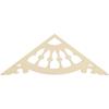 Ekena Millwork GPP060X023X100WAG Wagon Wheel Architectural Grade PVC Gable Pediments, 60"W x 22 1/2"H x 1"P (9/12) Pitch view 4