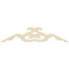 Ekena Millwork GPP036X009X100BOR Bordeaux Architectural Grade PVC Gable Pediments, 36"W x 9"H x 1"P (6/12) Pitch view 4