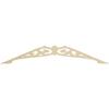 Ekena Millwork GPP036X008X100CEN Cena Architectural Grade PVC Gable Pediments, 36"W x 7 1/2"H x 1"P (5/12) Pitch view 1