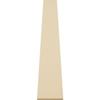 Ekena Millwork GPP036X008X100WAG Wagon Wheel Architectural Grade PVC Gable Pediments, 36"W x 7 1/2"H x 1"P (5/12) Pitch view 3