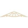Ekena Millwork GPP036X008X100WAG Wagon Wheel Architectural Grade PVC Gable Pediments, 36"W x 7 1/2"H x 1"P (5/12) Pitch view 4