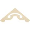 Ekena Millwork GPP036X015X100NOR Northwest Architectural Grade PVC Gable Pediments, 36"W x 15"H x 1"P (10/12) Pitch view 4