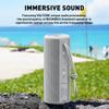 MIATONE Boombox Portable Bluetooth Speaker Wireless Outdoor Waterproof Speaker - Grey view 2